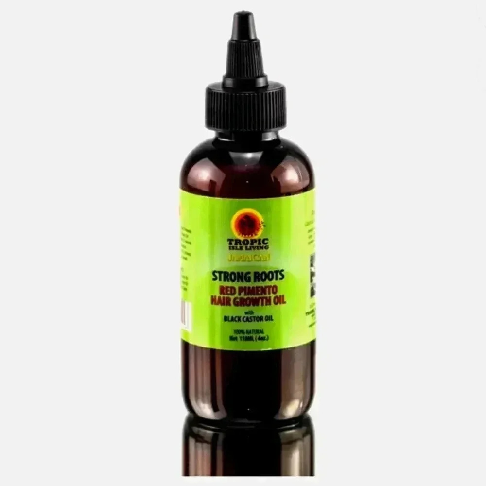 Tropic Isle Living Strong Roots Red Pimento Hair Growth Oil 4 oz. New